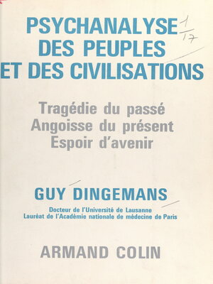cover image of Psychanalyse des peuples et des civilisations